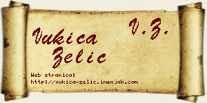 Vukica Zelić vizit kartica